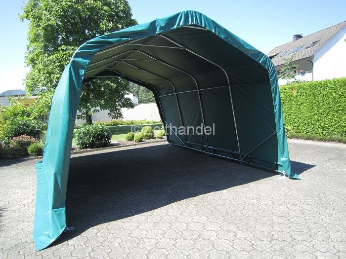 Garagenzelt, Zelt 6 x 3 m mit Verankerungspfählen - RCZEAU6X3